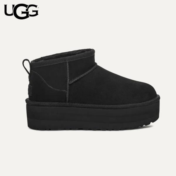 UGG アグ プラットフォーム ムートンブーツ クラシック ウルトラ ミニ レディース 厚底 CLA...