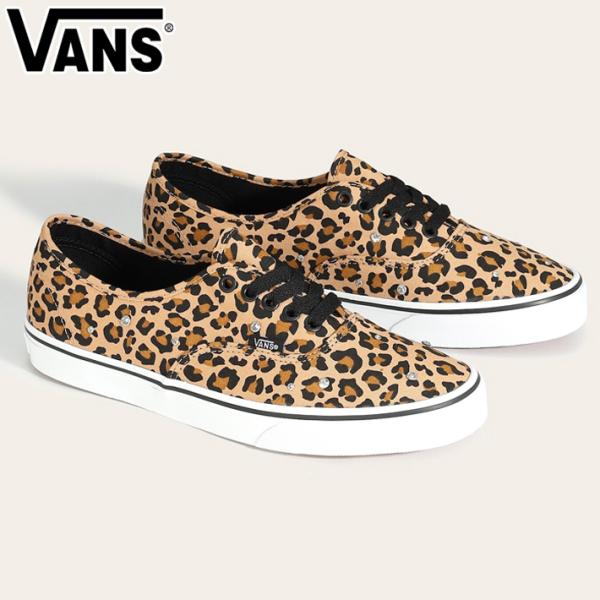 VANS ヴァンズ バンズ Authentic オーセンティック LEOPARD TAN VN000...
