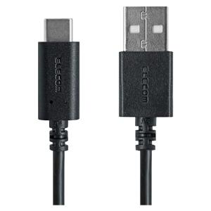 エレコム MPA-AC20BK ブラック USB TYPE C ケーブル タイプC (USB A to USB C ) 3A出力で超急速充電 USB2.0準拠品 2.0ｍ｜twoareone