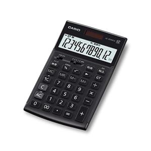 カシオJS-20WKA-BK-N ブラック 本格実務電卓 12桁 検算機能