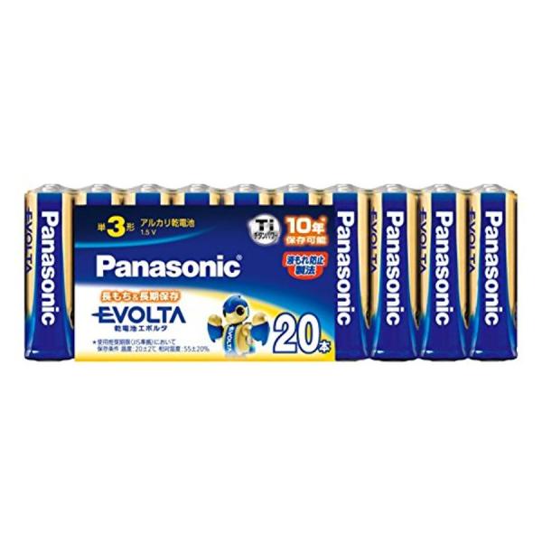 Panasonic LR6EJ/20SW パナソニック LR6EJ20SW EVOLTA エボルタ ...