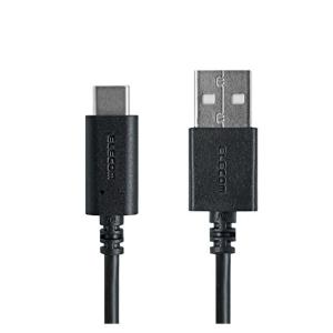 エレコム MPA-AC01BK ブラック 0.1ｍ USB TYPE C ケーブル タイプC USB A to USB C｜twoareone