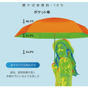 折りたたみ傘 晴雨兼用 日傘 ミニ傘 遮光 超...の詳細画像5