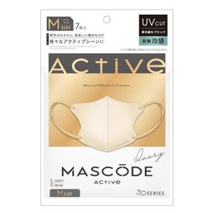 【6袋セット】【メール便対応】 MASCODE マスコード 3Dマスク アクティブ Mサイズ アイボ...
