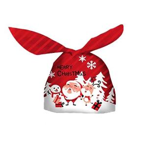クリスマス お菓子 袋 クリスマス ラッピング 袋 50枚入り 22*13.5cm ウサギ袋 キャンディー お菓子 ギフ