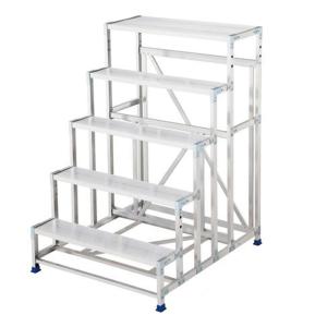 長谷川工業 アルミ階段式作業台  ライトステップ DB2.0-1-4 1段