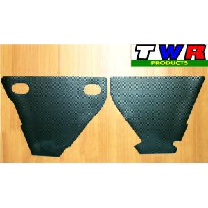 XR400R NE03 エアクリーナー ボックス 専用 カーボングラフィック プロテクト デカール ...