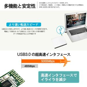 DVDドライブ 外付け USB3.0 Mac ...の詳細画像5