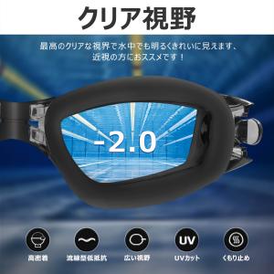 度付き スイミングゴーグル 度付き ゴーグル ...の詳細画像4