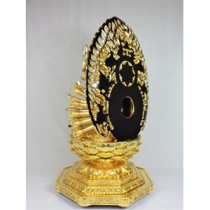 十一面千手観音像 身丈1尺 楠材金箔仕上げの詳細画像4