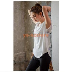 スポーツウェア レディースtシャツ ヨガウェア...の詳細画像4