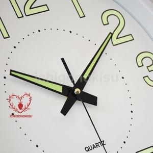 壁掛け時計 掛け時計 夜光 静音 デジタル お...の詳細画像3