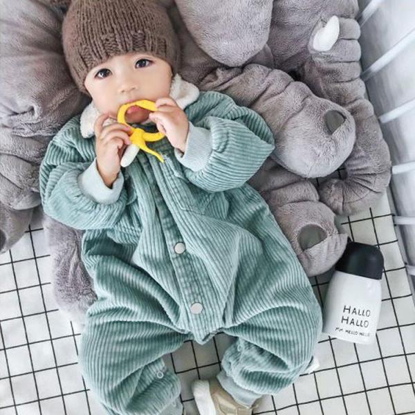 長袖 ロンパース 防寒着 つなぎ 秋冬　新生児 幼児 カバーオール 女の子 男の子 ジャンプスーツ　...
