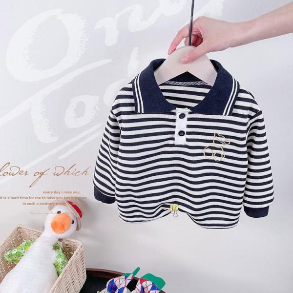 キッズ　ポロシャツ　poloシャツ　子供Tシャツ　男の子春夏　長袖　シャツ　ス　インナー　カジュアル...