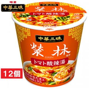 明星食品 明星 中華三昧 赤坂榮林 麺なし トマト酸辣湯 12個｜tybay-store