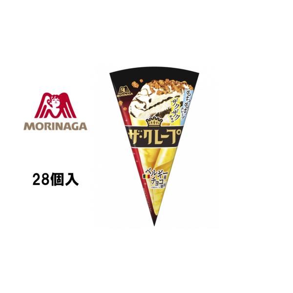 森永製菓　アイス　ザ・クレープチョコ＆バニラ　【105ｍｌ×28個】　アイスクリーム