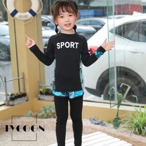 ラッシュガード キッズ 上下セット 女の子 男...の詳細画像2