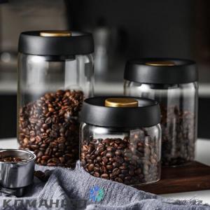 【2個セット】真空保存容器 コーヒー豆収納 ガ...の詳細画像1