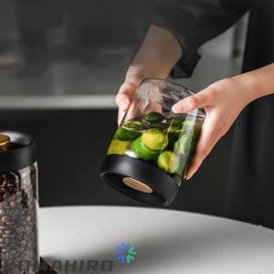 【2個セット】真空保存容器 コーヒー豆収納 ガ...の詳細画像4