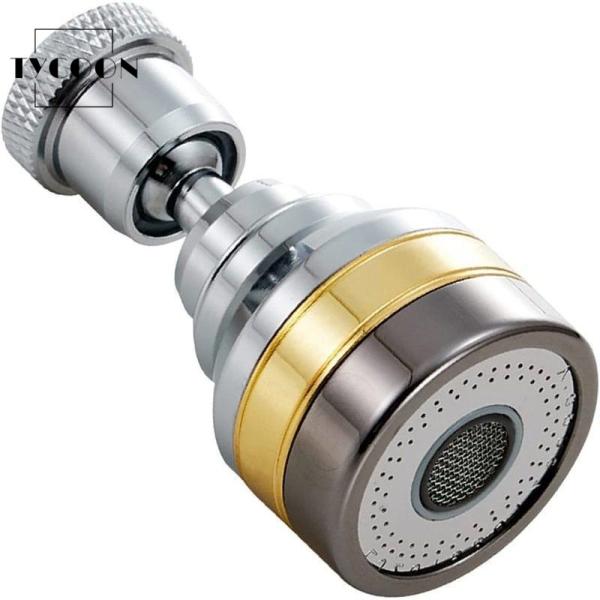 水道 蛇口 シャワー キッチン シャワー 首振り 節水 3つモード切り替え 360度回転 80度変更...