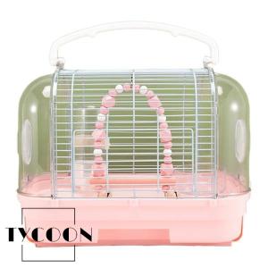 鳥用旅行ケージ キャリーケース 通気性のある鳥...の詳細画像4