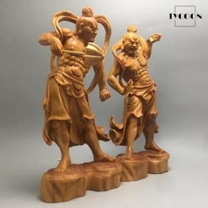 仏像 置物 金剛力士像 阿吽像 仁王像 金剛力...の詳細画像1