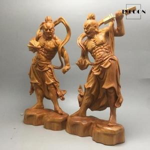 仏像 置物 金剛力士像 阿吽像 仁王像 金剛力...の詳細画像3