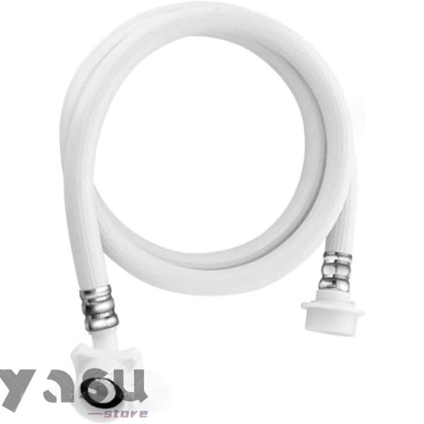 洗濯機給水ホース 全自動洗濯機交換用給水ホース 元口付き 洗濯機給水延長ホース ワンタッチ接続 抜け...