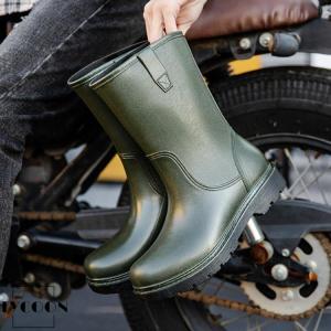 レインブーツ メンズ ブーツ 完全防水 レイン...の詳細画像3