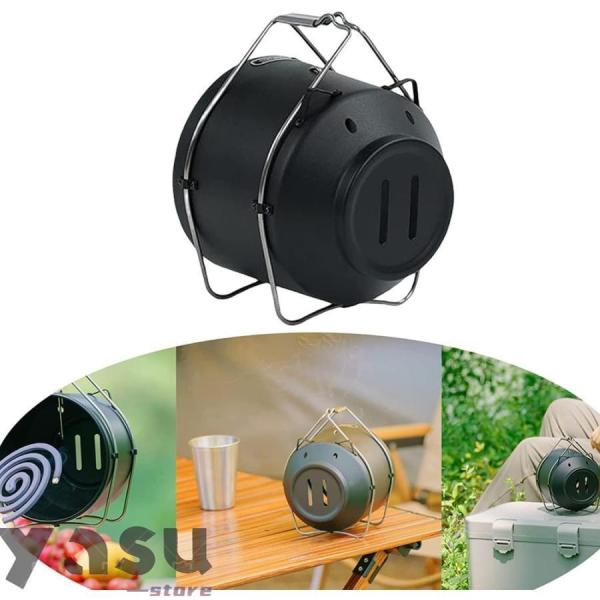 蚊取り線香 ホルダー 蚊取り豚 蚊取り線香 豚 蚊遣り線香入れ ホルダー アウトドア スタンド キャ...