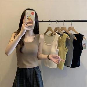 タンクトップ カップ付き ブラトップ トップス...の詳細画像1