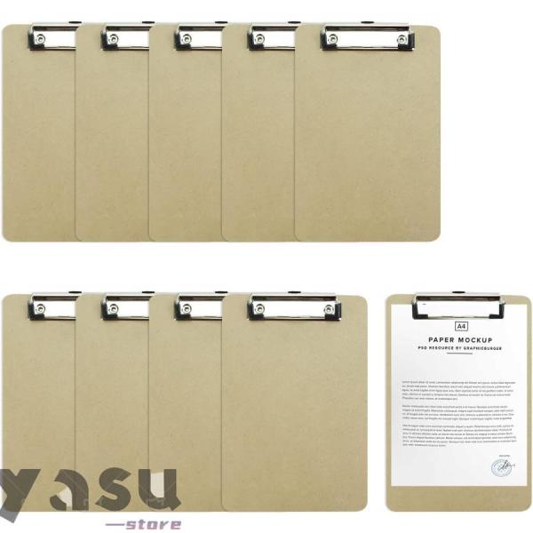 クリップボード A5判 10個セット タテ型 クリップファイル バインダー オフィス筆記用 用箋挟 ...