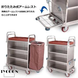 ホテルリネンカート ランドリーカート 多目的ク...の詳細画像1