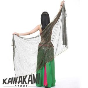 ベリーダンス ベール 長さ210cm キラキラ...の詳細画像5