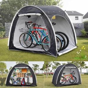 自転車 テント サイクルハウス 2ドア 自転車 収納 屋外 自転車置き場 自転車 ガレージ 物置 バイクガレージ 自転車 車庫 サイクルパーキング 自転車小屋 日焼け