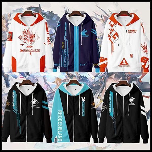 パーカー メンズ レディース アークナイツグッズ テキサス 幹員 W Chen ドクター アーミヤ ...