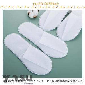 使い捨てスリッパ 個包装 不織布 100足セッ...の詳細画像5