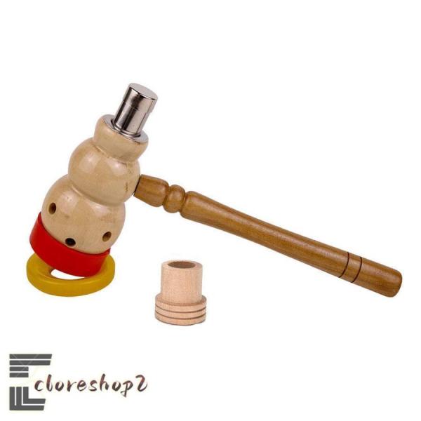 棒灸フード 木製 （あみ付） (ゴールドA)