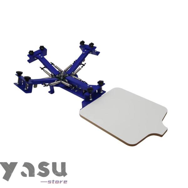 シルクスクリーン 印刷機 4色1台プリンター 41TM 360度回転 DIY tシャツ印刷用