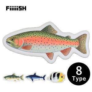 木彫り民芸品 TROUT オブジェ ニジマス 魚 釣り 手彫り アイヌ 民族