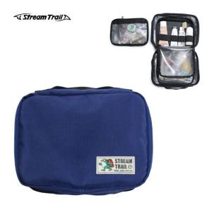 アメニティ ポーチ ケース 旅行グッズ 収納ポーチ 化粧品 旅行 収納 AMENITY BAG Stream trail ストリームトレイル｜tycoon