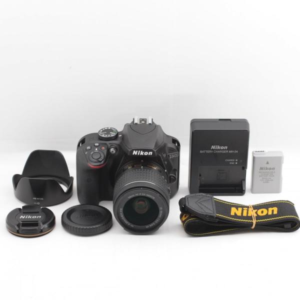 Nikon デジタル一眼レフカメラ D3400 AF-P 18-55 VR レンズキット ブラック ...