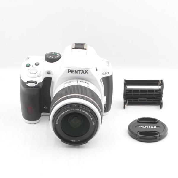 RICOH デジタル一眼レフ PENTAX K-50 DAL18-55mmWRレンズキット ホワイト...