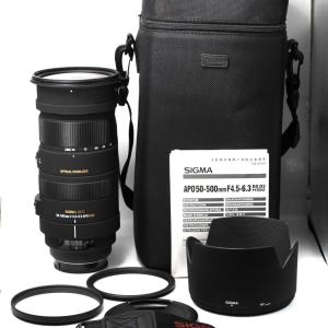 SIGMA 50-500mm ズームレンズ ソニー用の買取情報