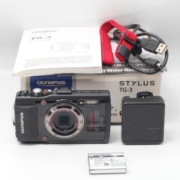 OLYMPUS デジタルカメラ STYLUS TG-3 Tough ブラック 1600万画素CMOS...