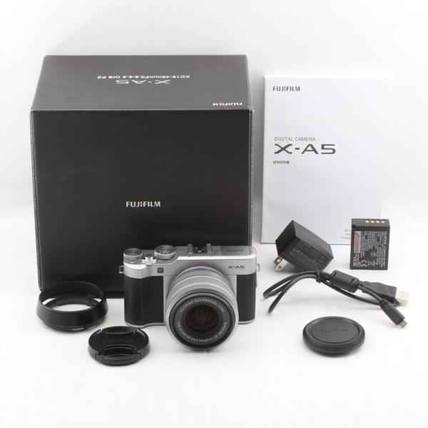 富士フイルム(FUJIFILM) ミラーレス一眼カメラ X-A5レンズキット シルバー X-A5LK...