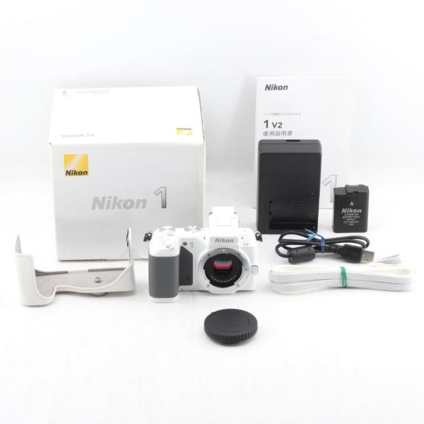 Nikon ミラーレス一眼 Nikon 1 V2 ボディー ホワイト N1V2WH