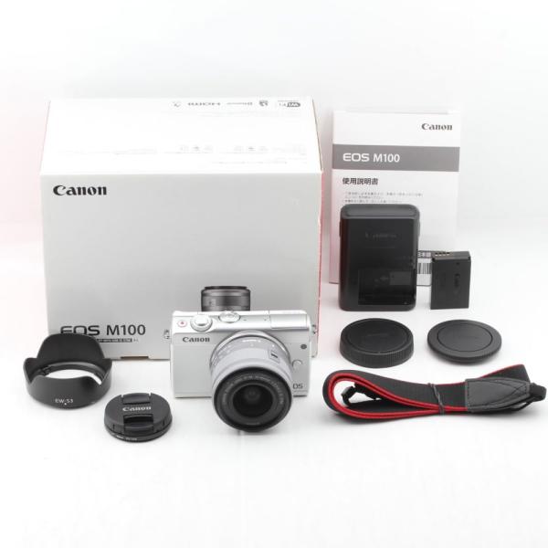 Canon ミラーレス一眼カメラ EOS M100 EF-M15-45 IS STM レンズキット(...