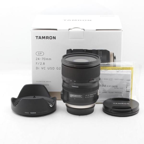TAMRON 大口径標準ズームレンズ SP24-70mm F2.8 Di VC USD G2 キヤノ...