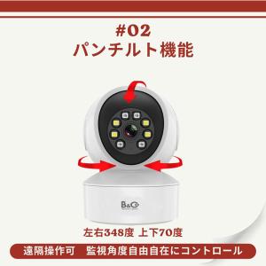 取寄品』JUANCLOUD 防犯カメラ Wi-Fiネットワーク屋内IPカメラ 300万